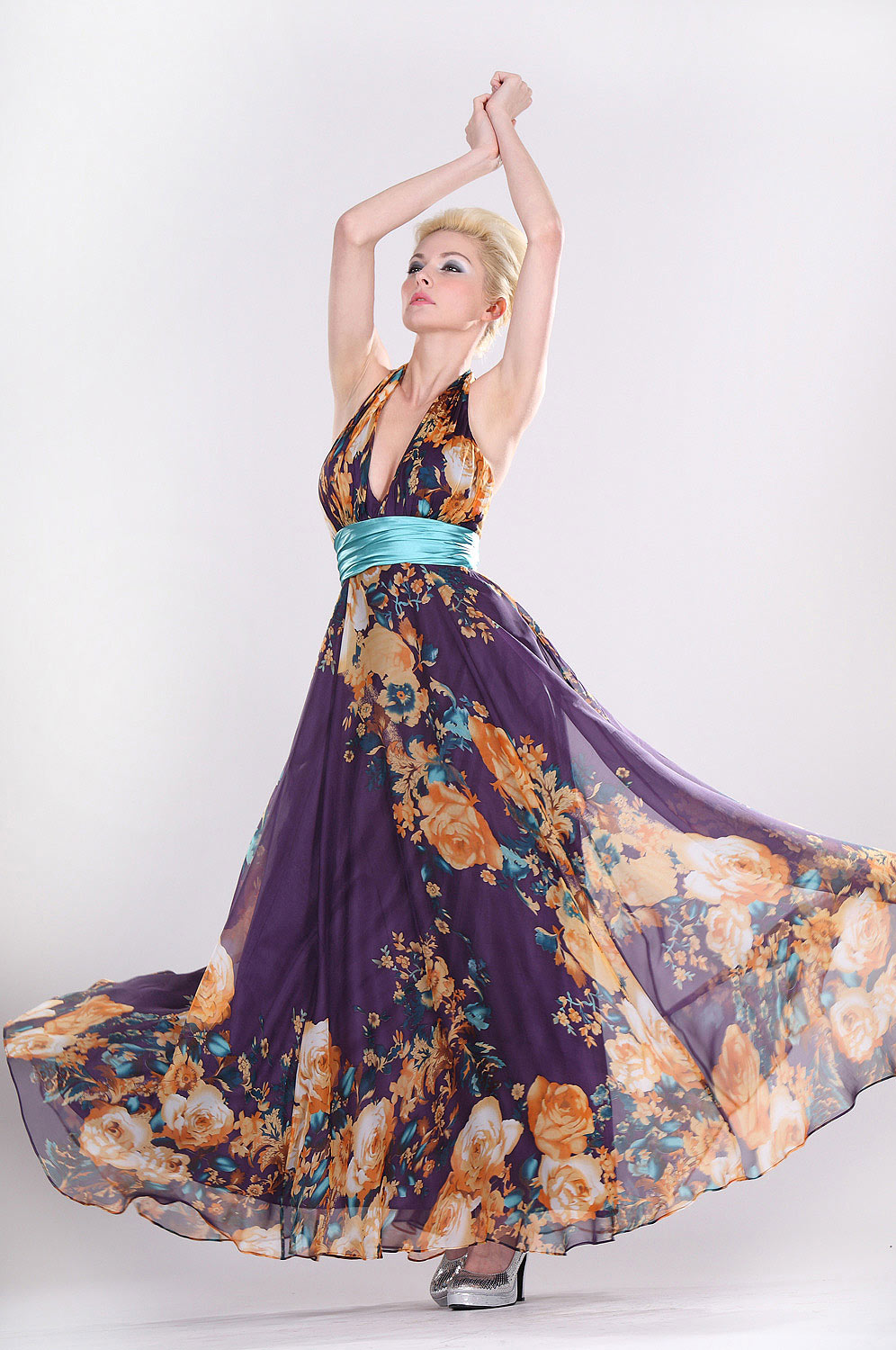 Fabulous Halter Evening Dress