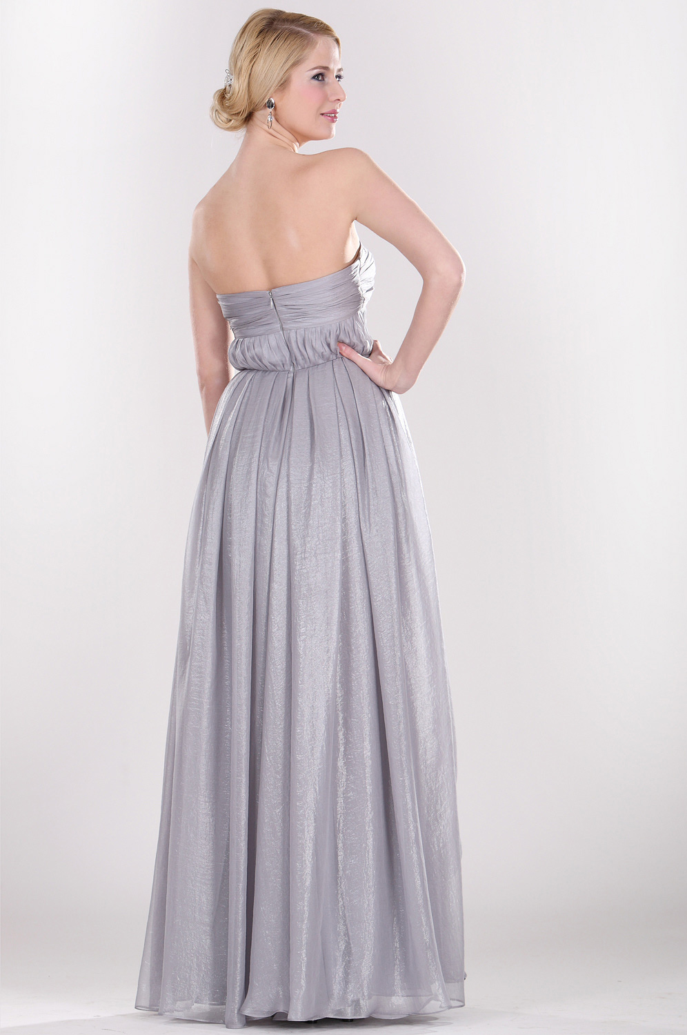 Elegant Strapless Evening Dress