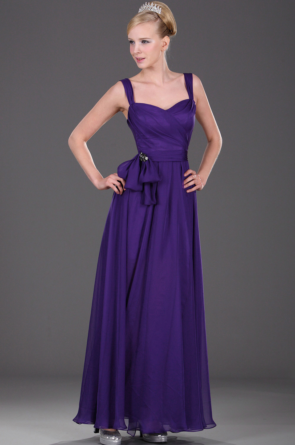 Elegant Beaded Evening Dress