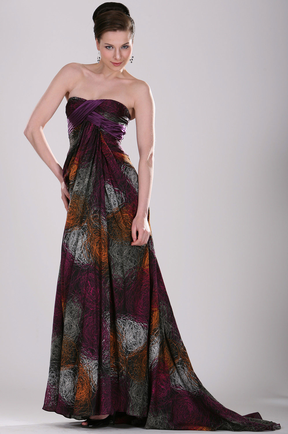 Sensitive Strapless Evening Dress