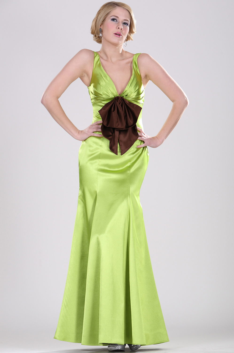 Cute Green Evening Dress
