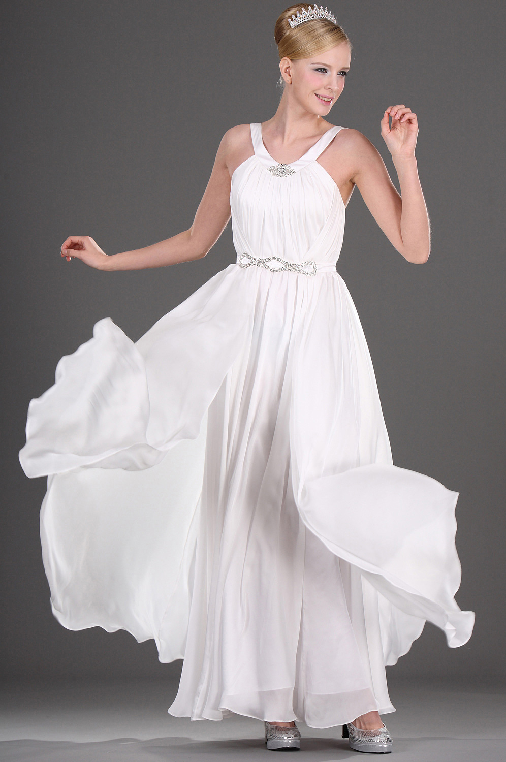 Elegant Beaded Evening Dress