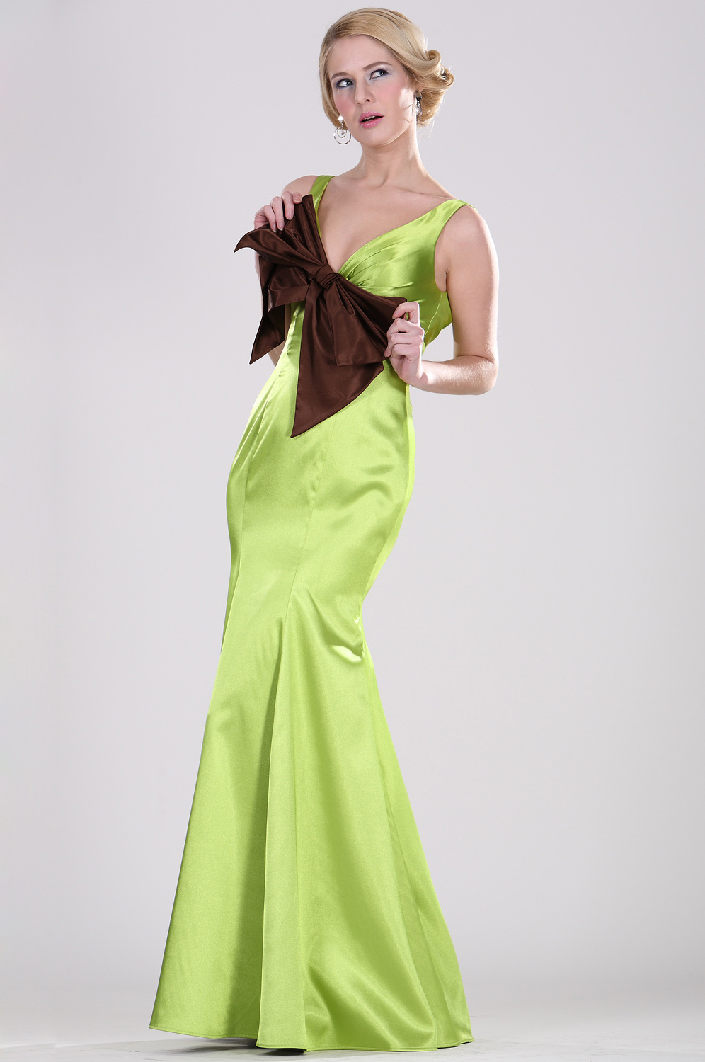 Cute Green Evening Dress