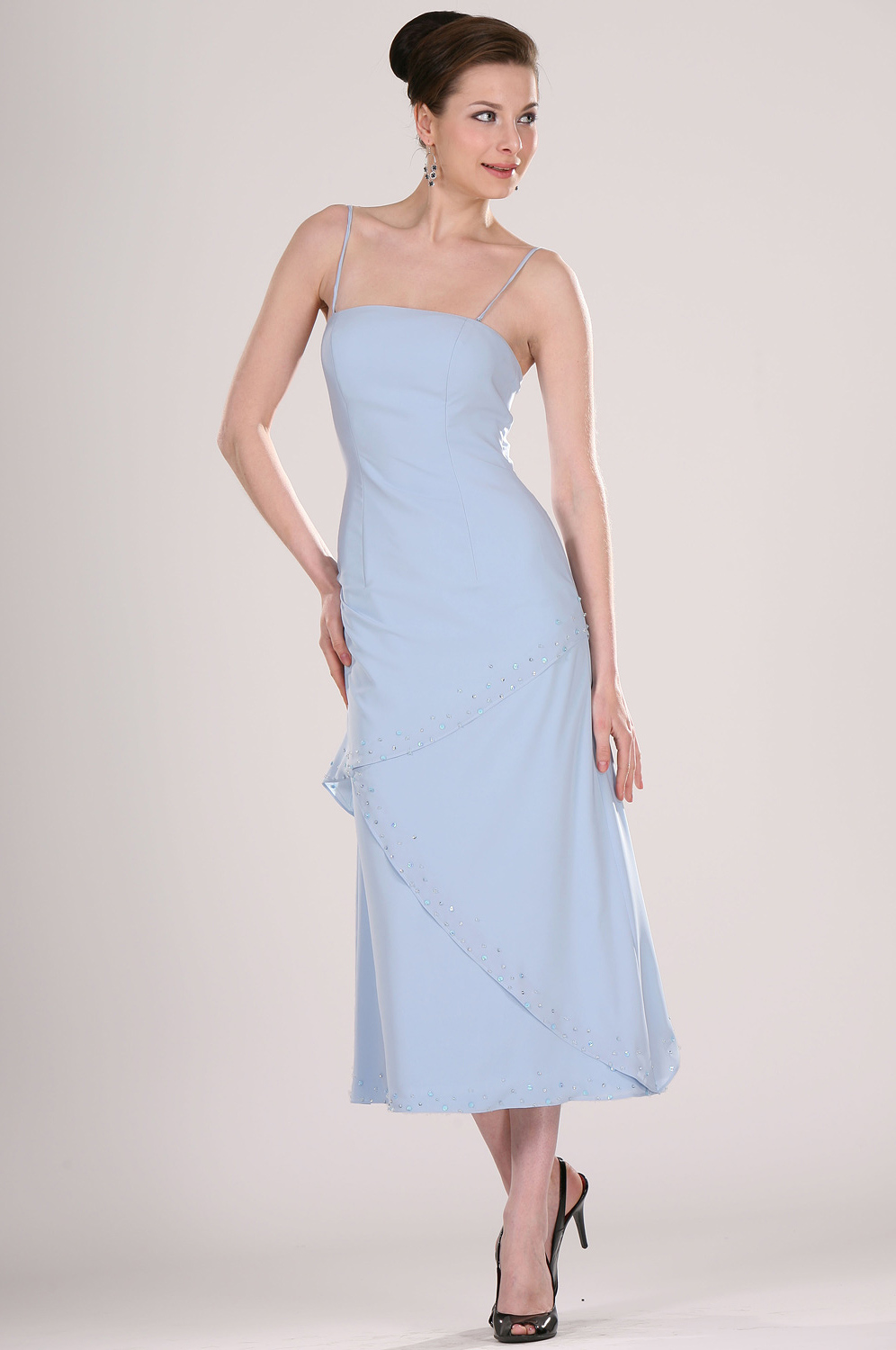 Elegante Vestido de Madre de Novia con Bolero