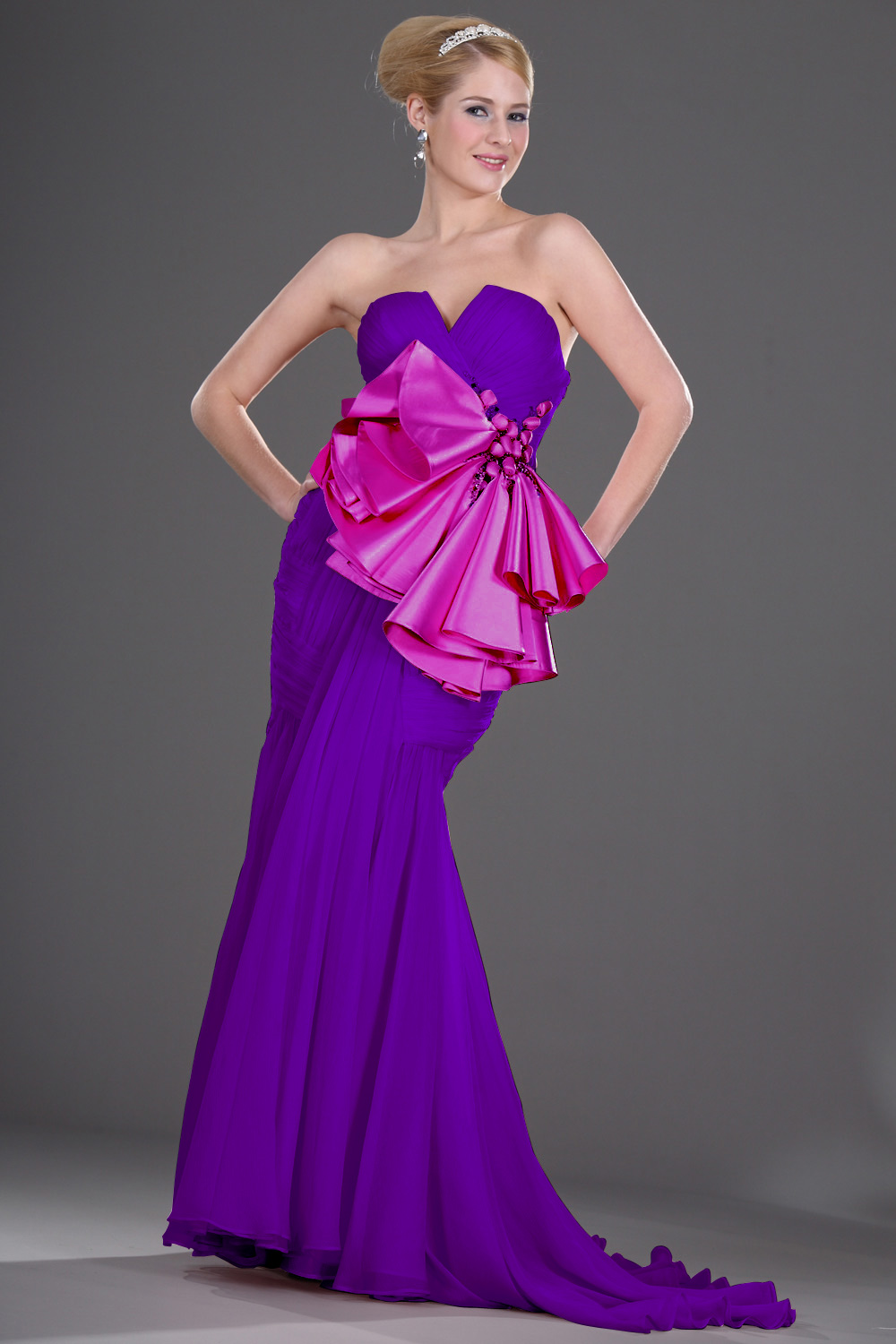 On Sale  Pink Evening Gown