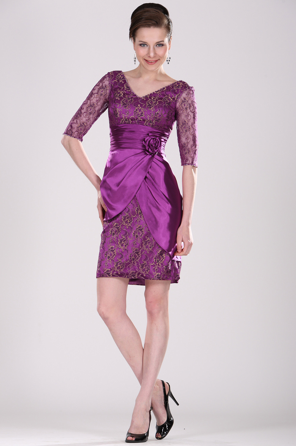 Nuevo vestido de Madre de la Novia  con  Chaqueta Violado