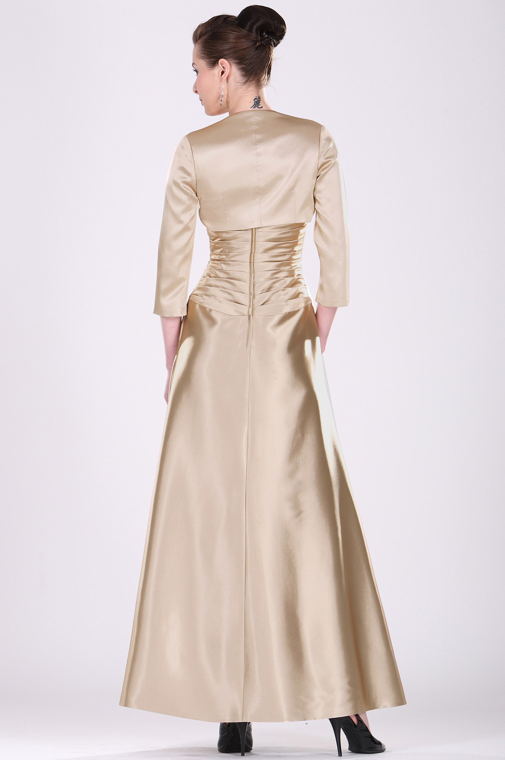 Elegante Vestido de Madre de Novia con Bolero