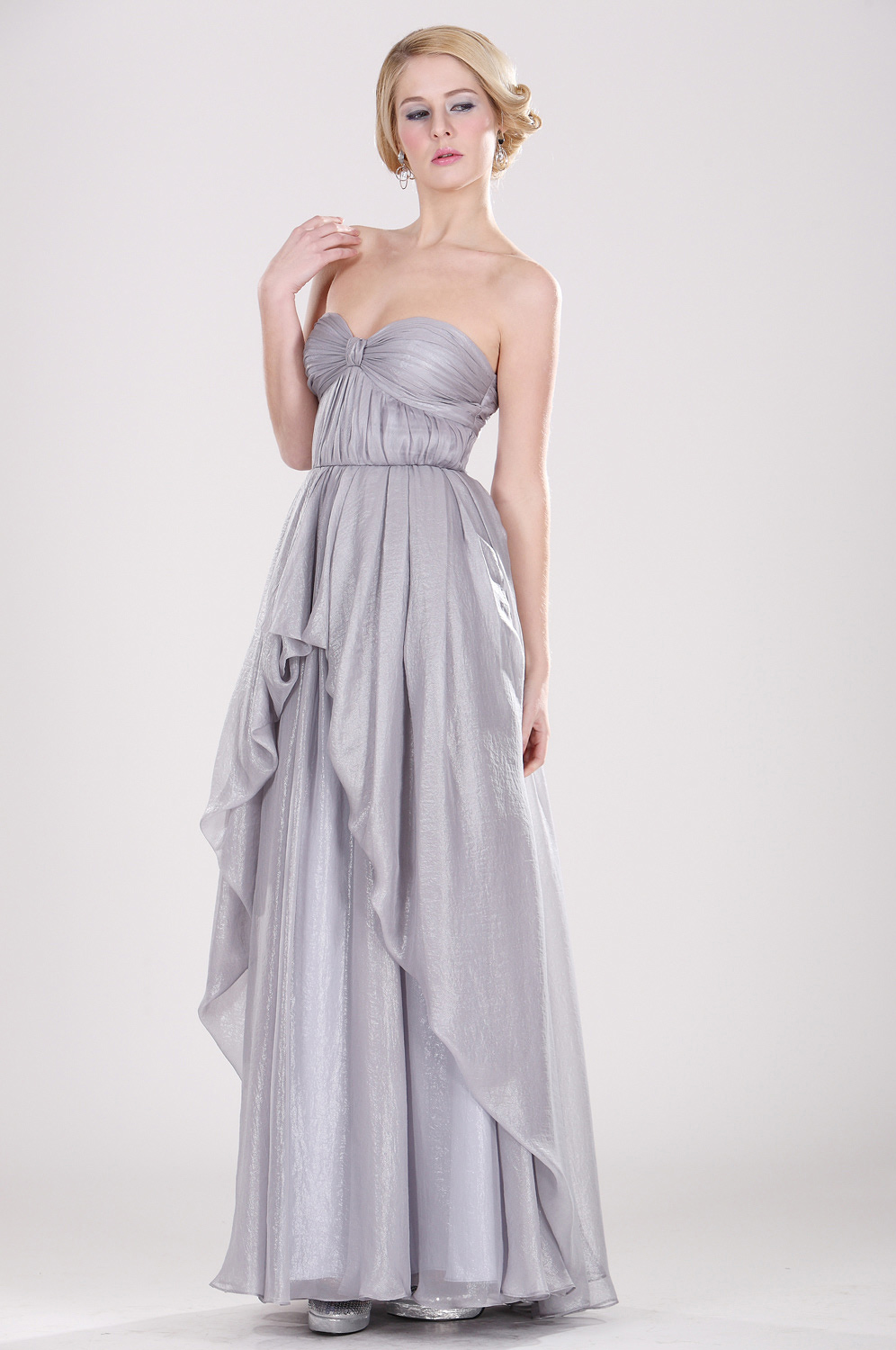 Elegant Strapless Evening Dress