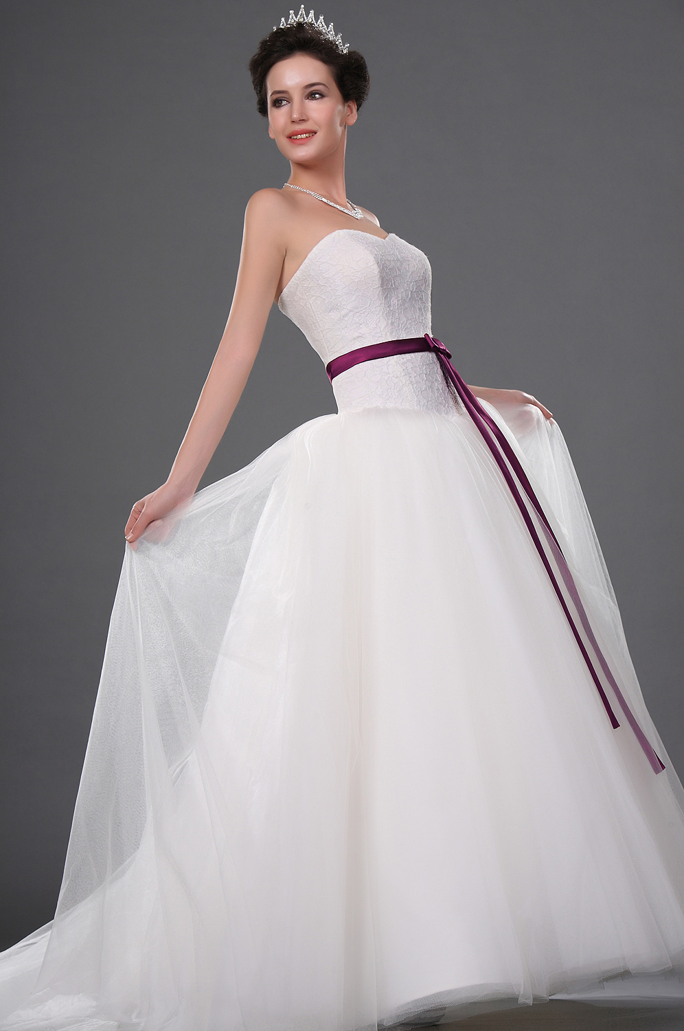 2011 Artikel Kate Hudson Sweetheart Lace Brautkleid