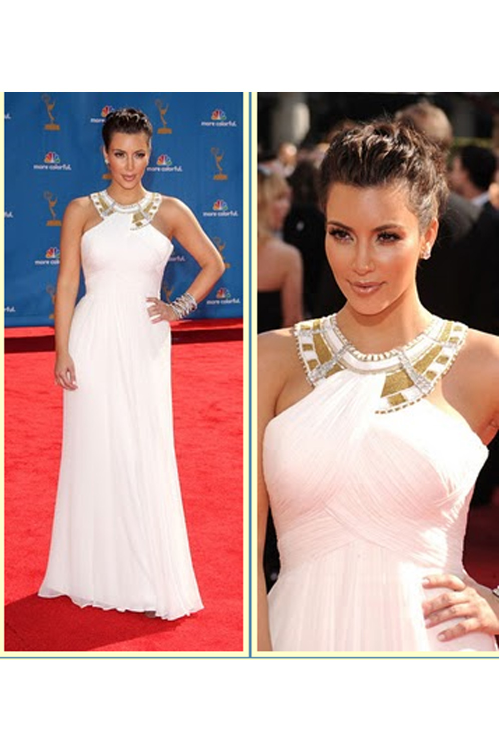 Massanfertigung Emmy Awards Kim kardashian Abendkleid
