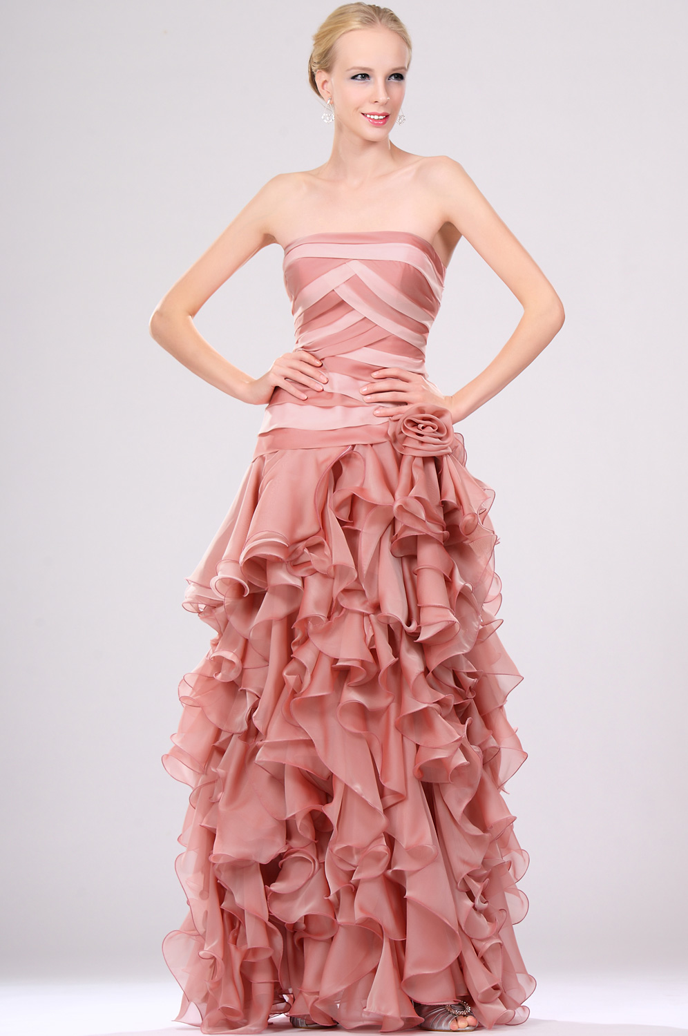 New Style Amazing Strapless Evening Dress