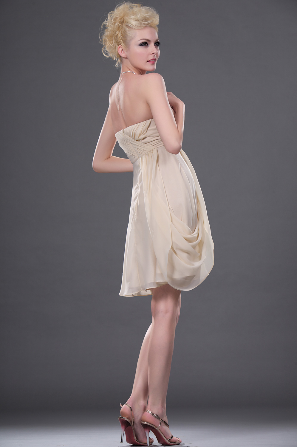 New Strapless Sweetheart Cocktail Dress