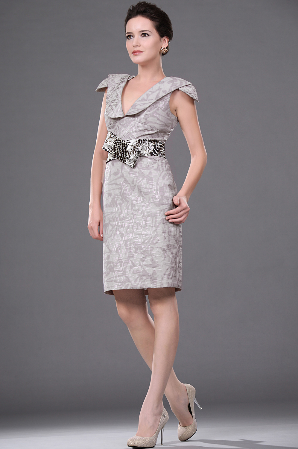 2011 Jolie courte bretelle amovible Bureau Robe