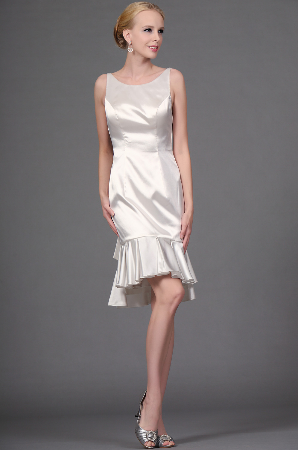 Popular estilo Vestido de Coctel con deseño de espalda sexual