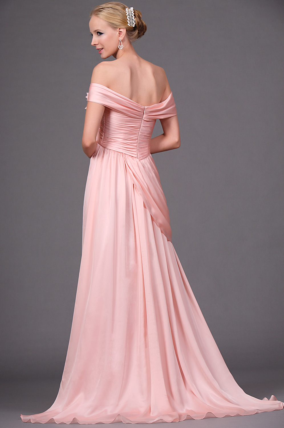 Charming Off  Shoulder Robe de Soiree