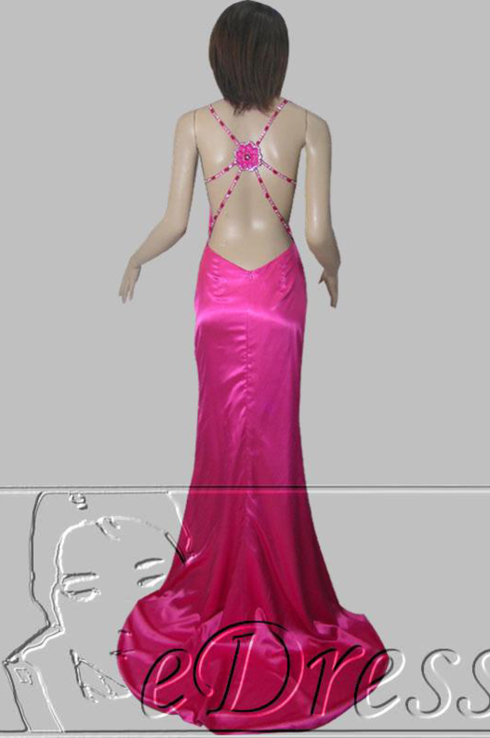 Sexy Beaded Evening Dress