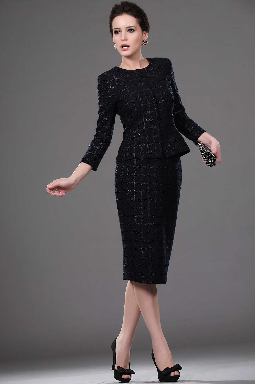 Neu Kollektion 2pcs Office Kleid