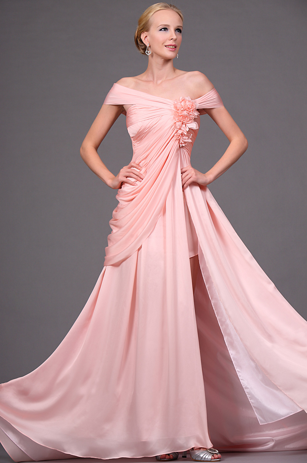 Charming Off  Shoulder Robe de Soiree