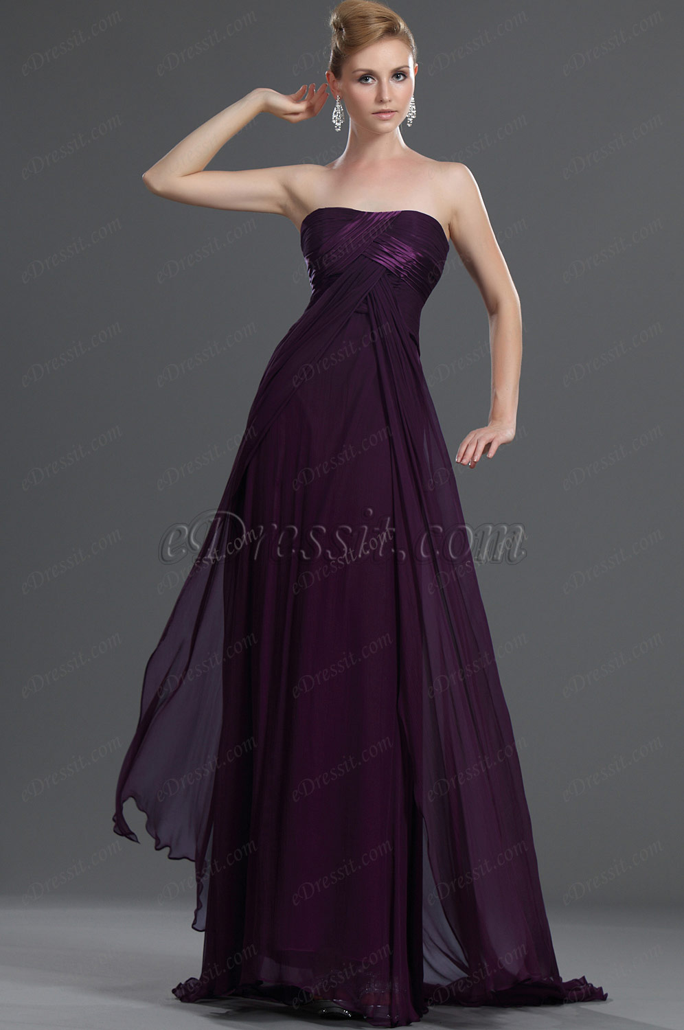 Bustier 100% Soie Robe de Soiree