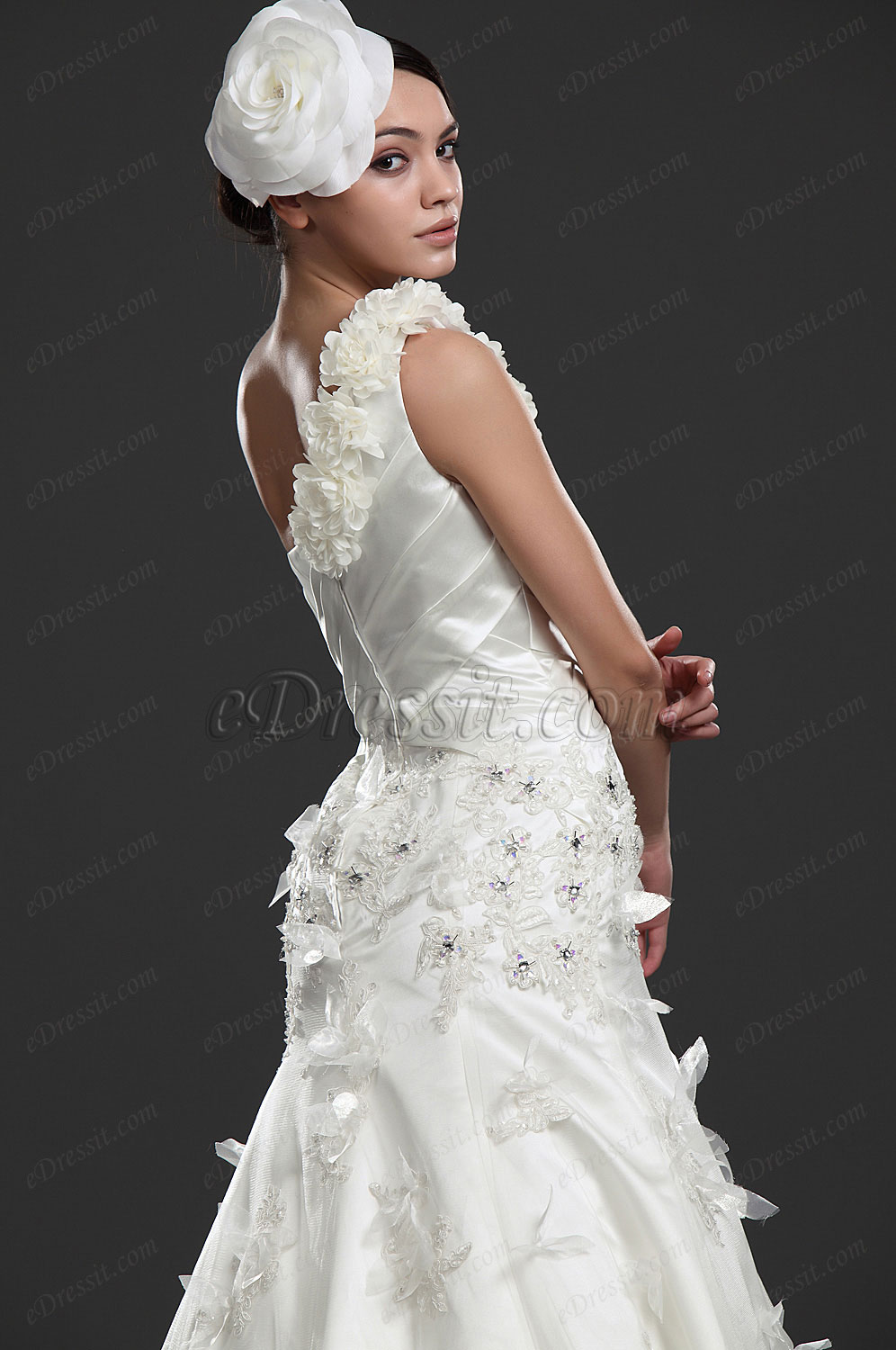 Robe de Mariee Seule bretelle