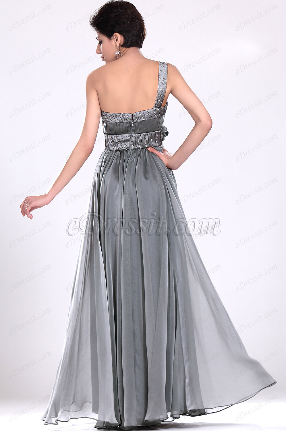 Seule épaule Robe de Soiree