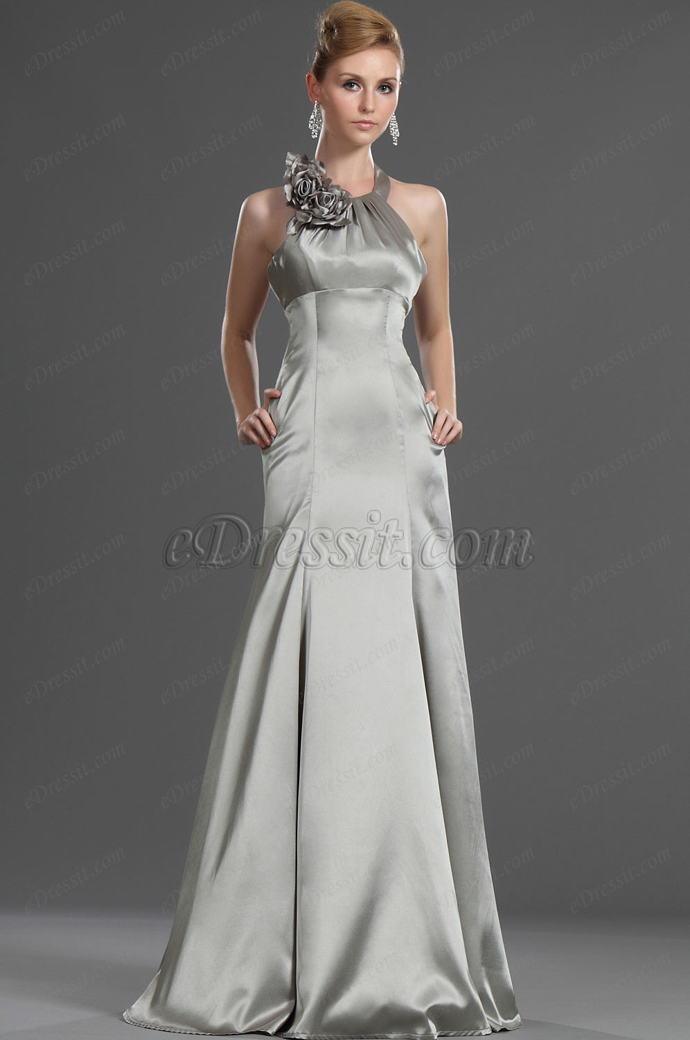 New Stylish Fitted bodice Evening Dress
