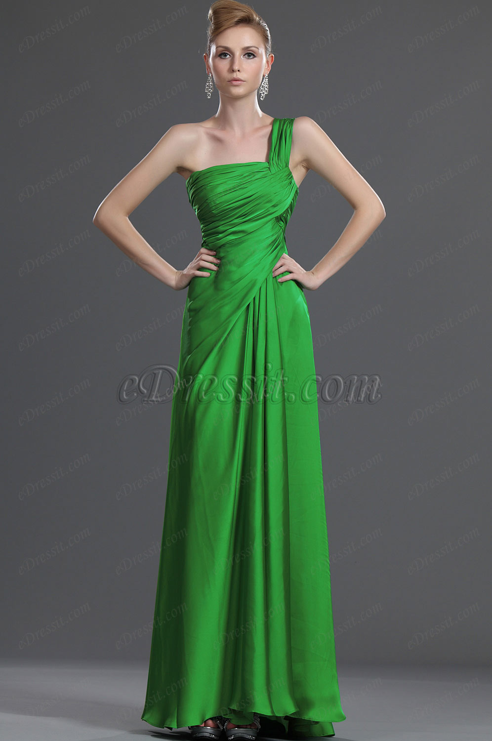 New Hot Style One Shoulder Evening Dress