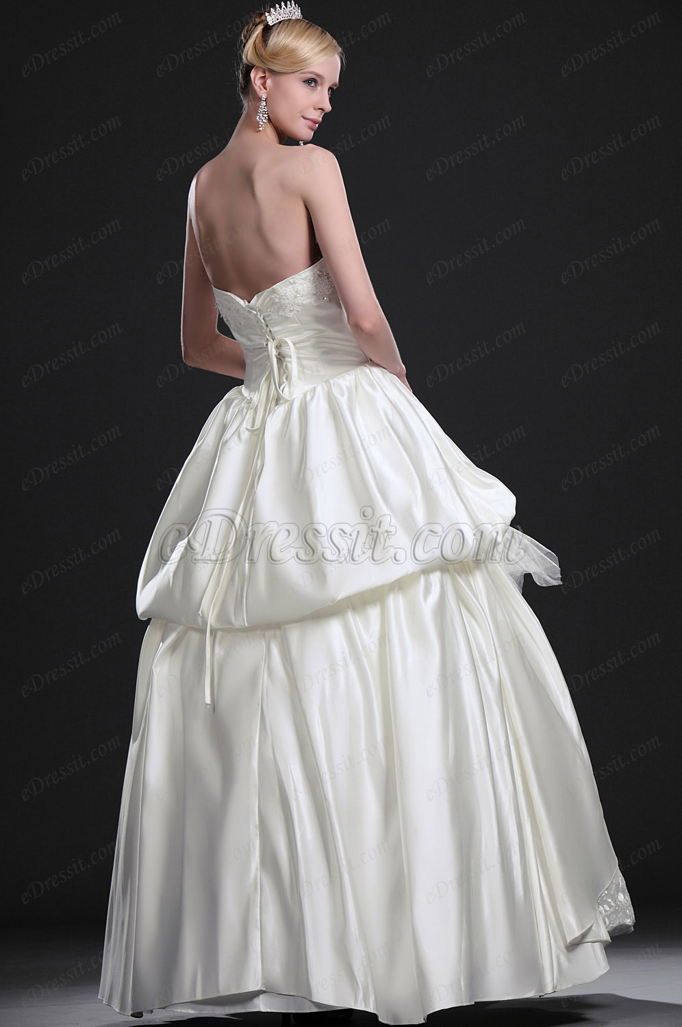 Neue Artikel Eleganzes Trägerlos Abendkleid