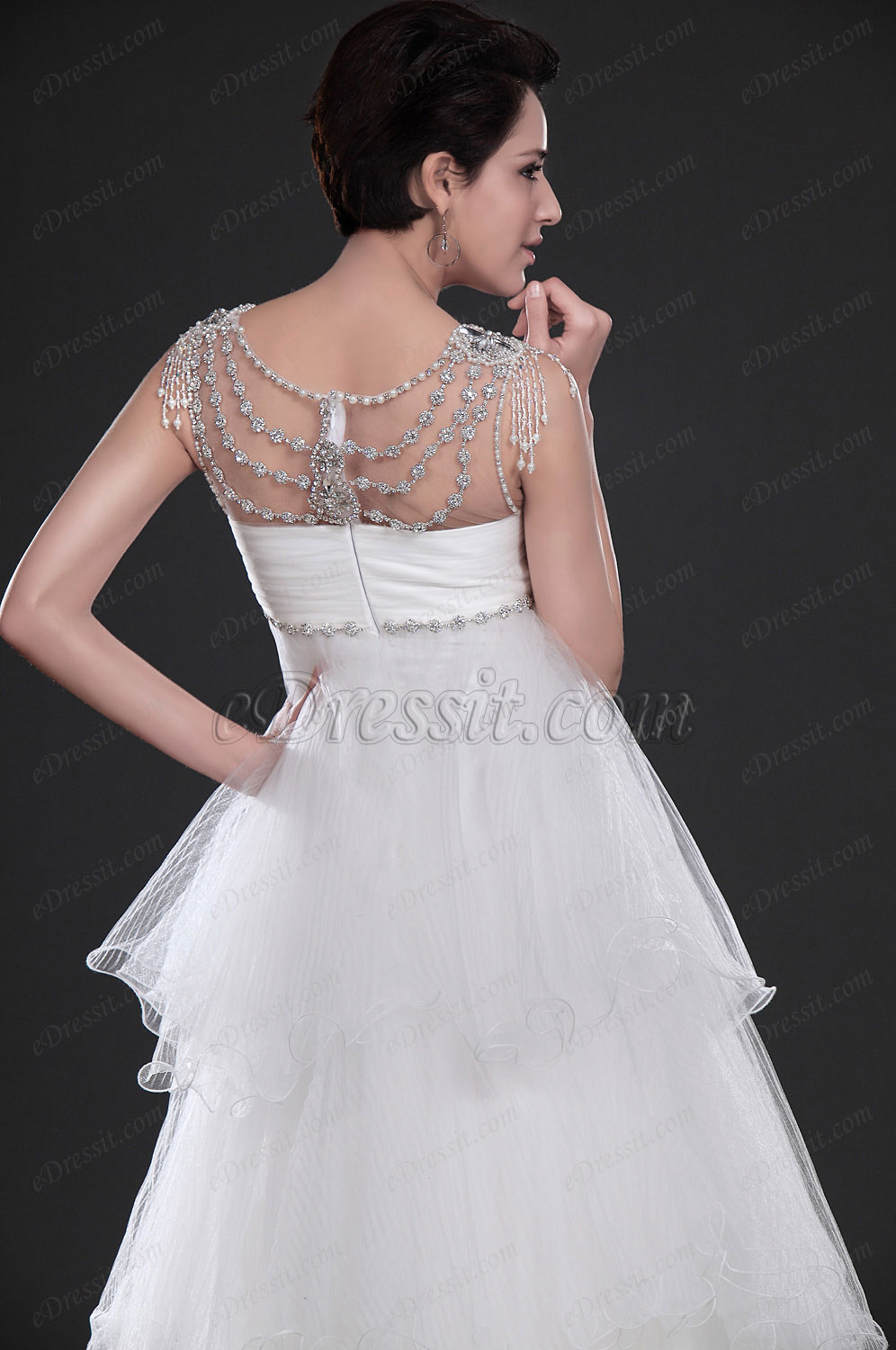 Горячое стильное  свадебное платье