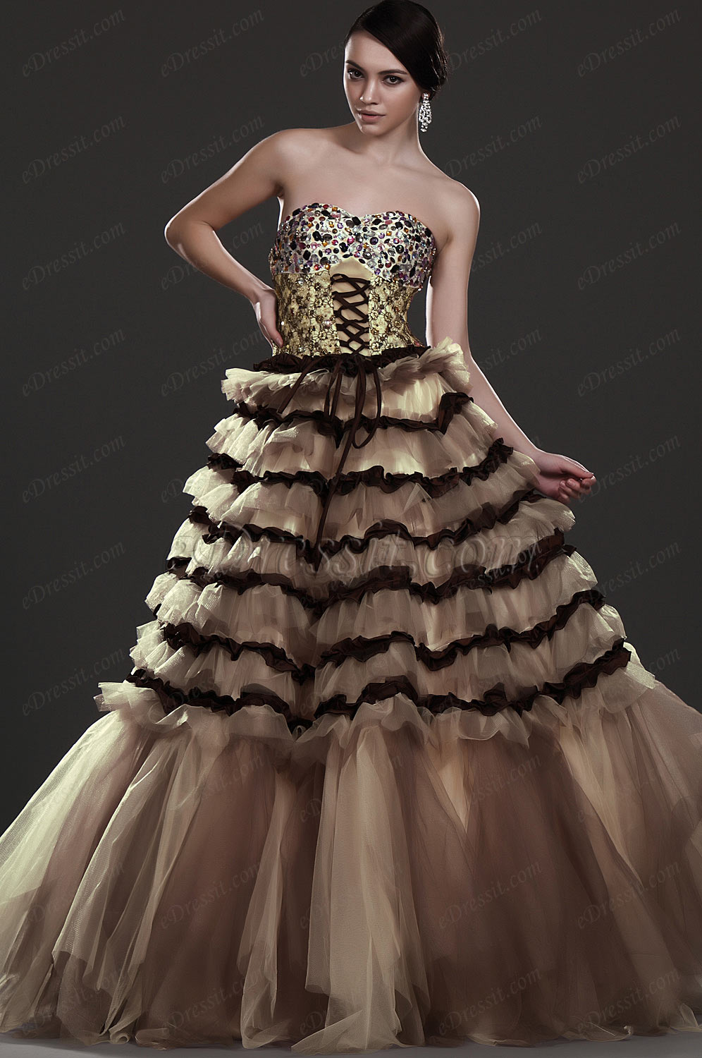 Neue Artikel Elengenzes Trägerlos Abiballkleid Abendkleid