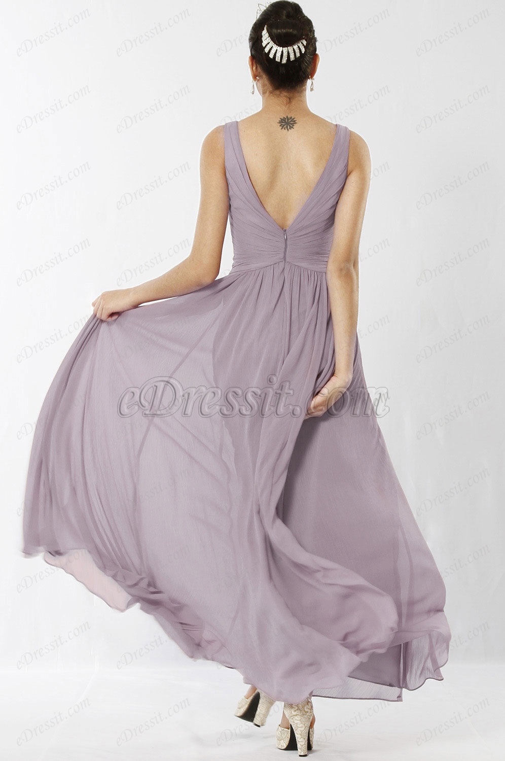 Clearance Sale !   Evening Dress--Size UK8