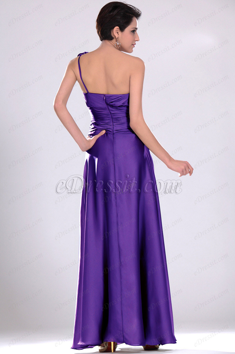 Clearance Sale!  Purple Evening Dress--Size UK8