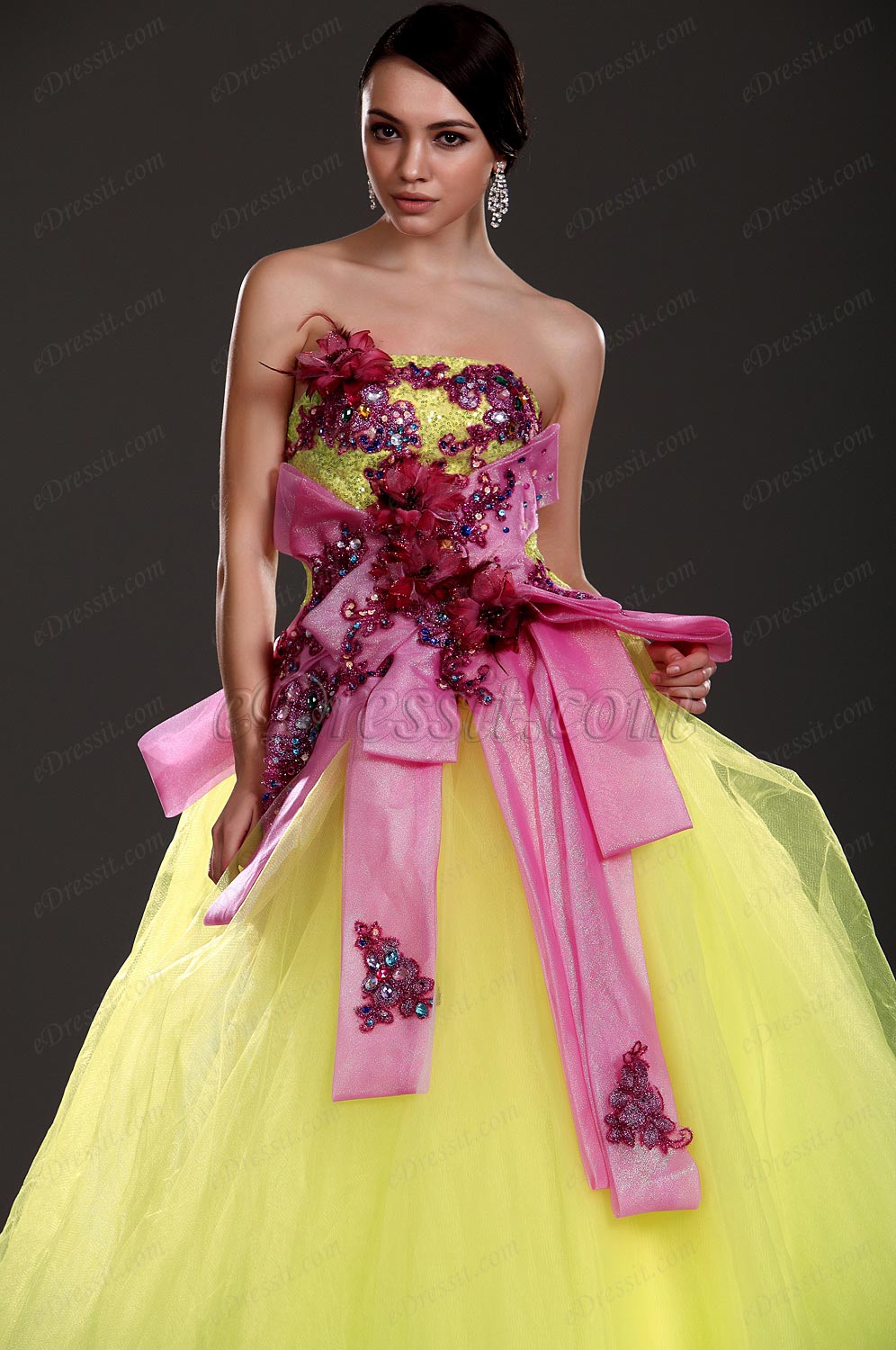 Robe de Soiree Sans bretelle