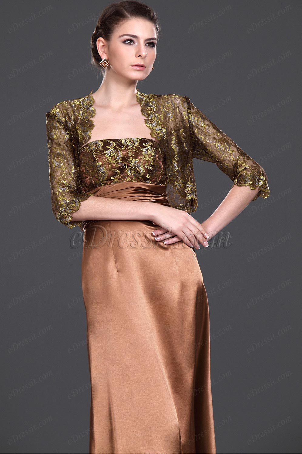 Neu Verlockend Zwei Stücke Kleid für Braut’s Mutter