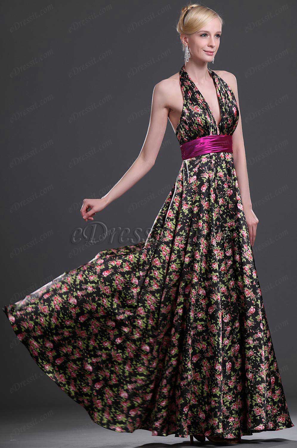 New Collection Halter Evening Dress
