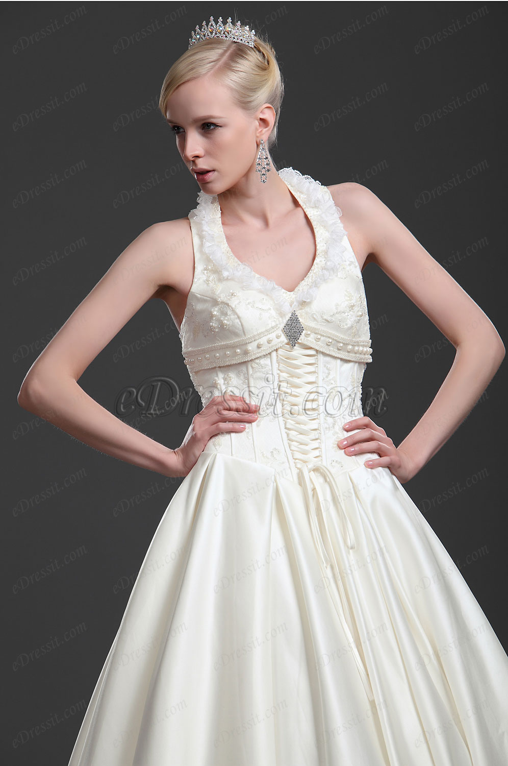 Halter Robe de Mariee