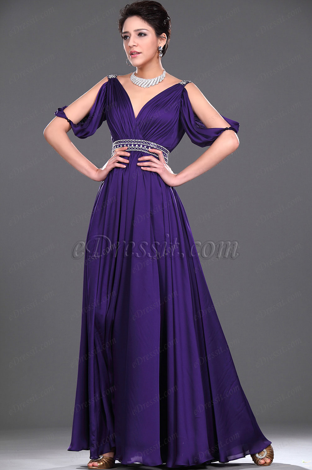 Neue Artikel Modisches Perlen Abendkleid