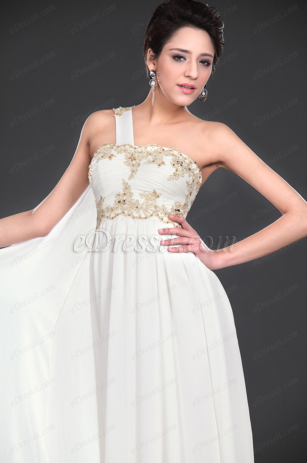 Spitze Lace Ein Schluter Abendkleid