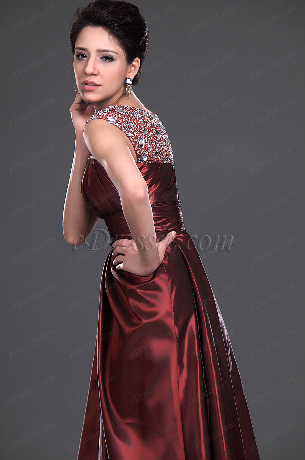 Glanzend Diamant Abiballkleider Abendkleider