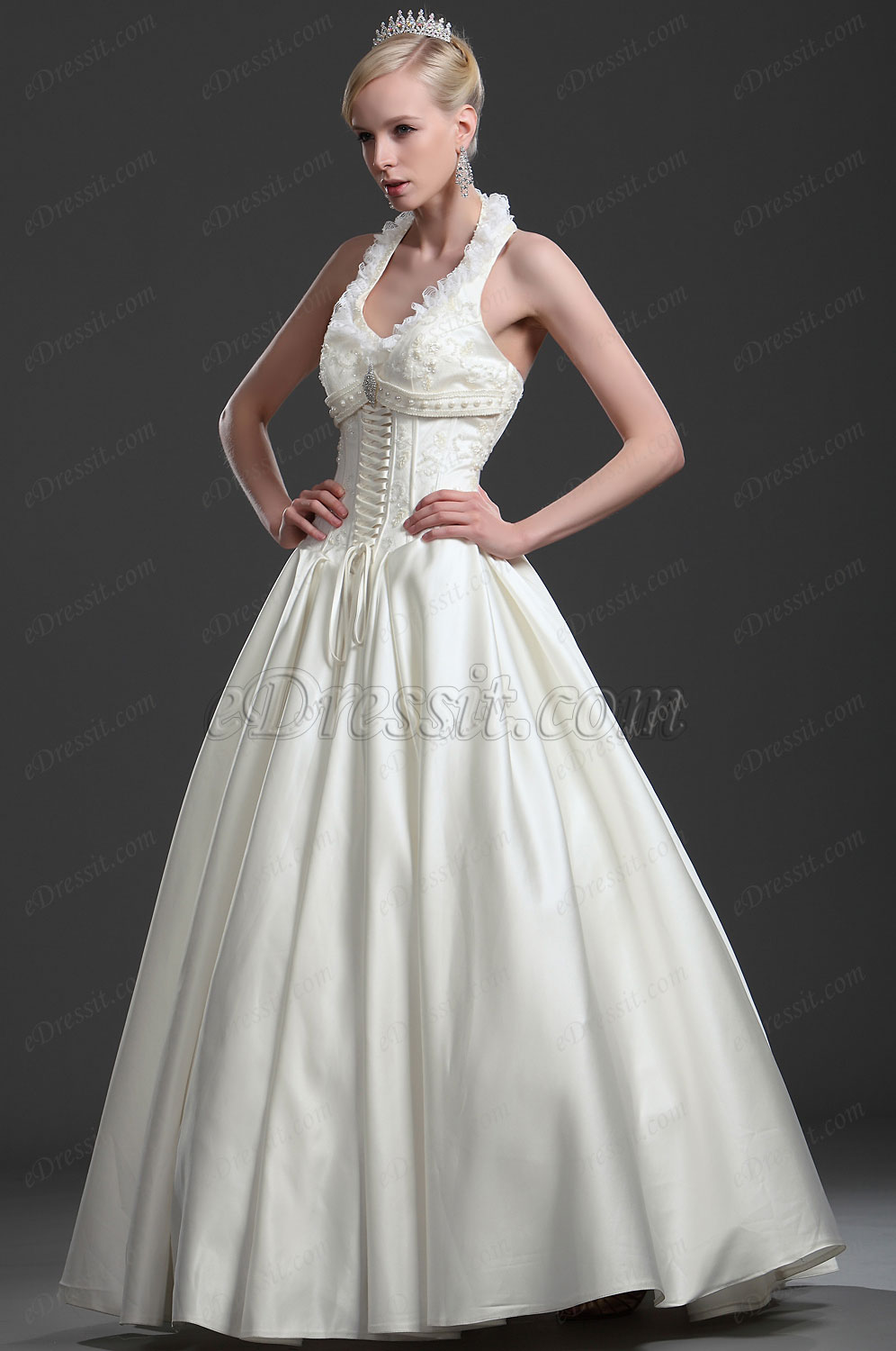 Halter Robe de Mariee