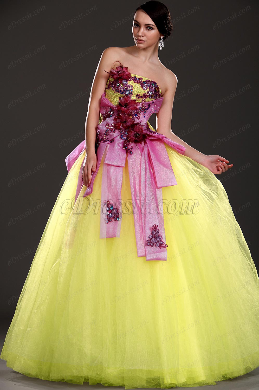 Robe de Soiree Sans bretelle