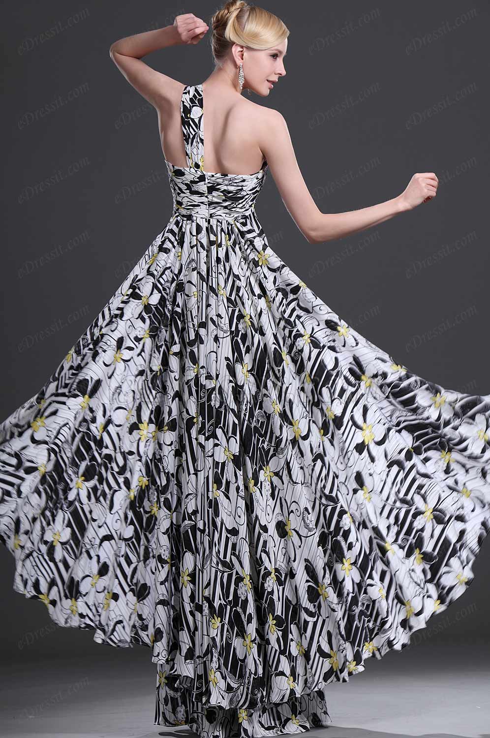 Elegante Seule épaule Robe de Soirée