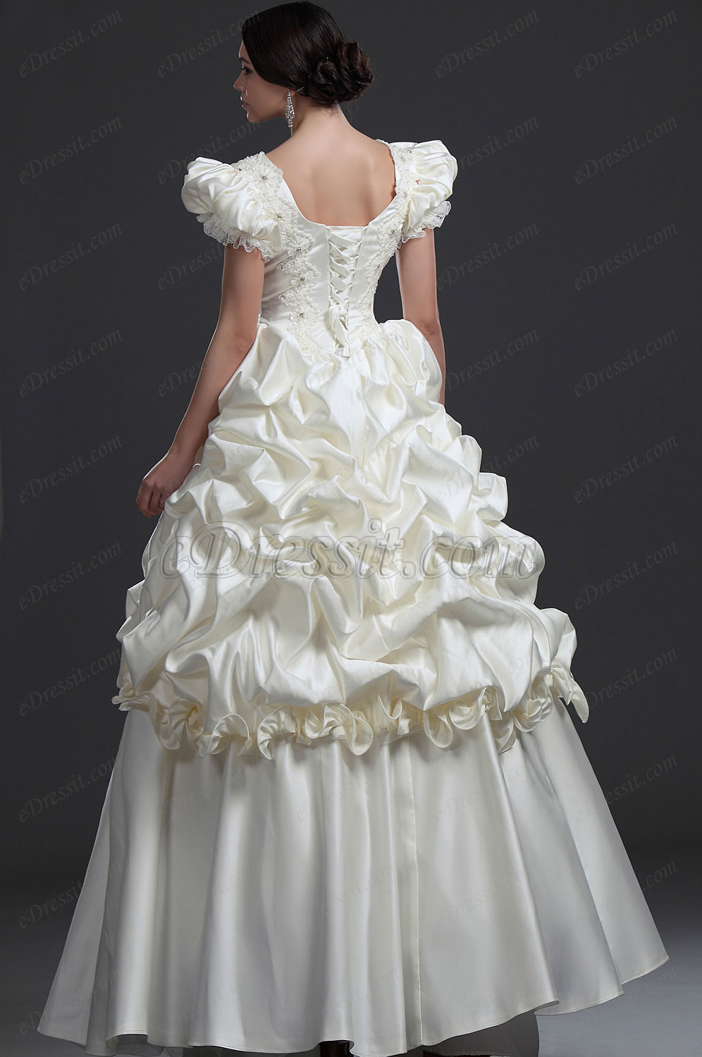 Eleganz Perlen Brautkleid