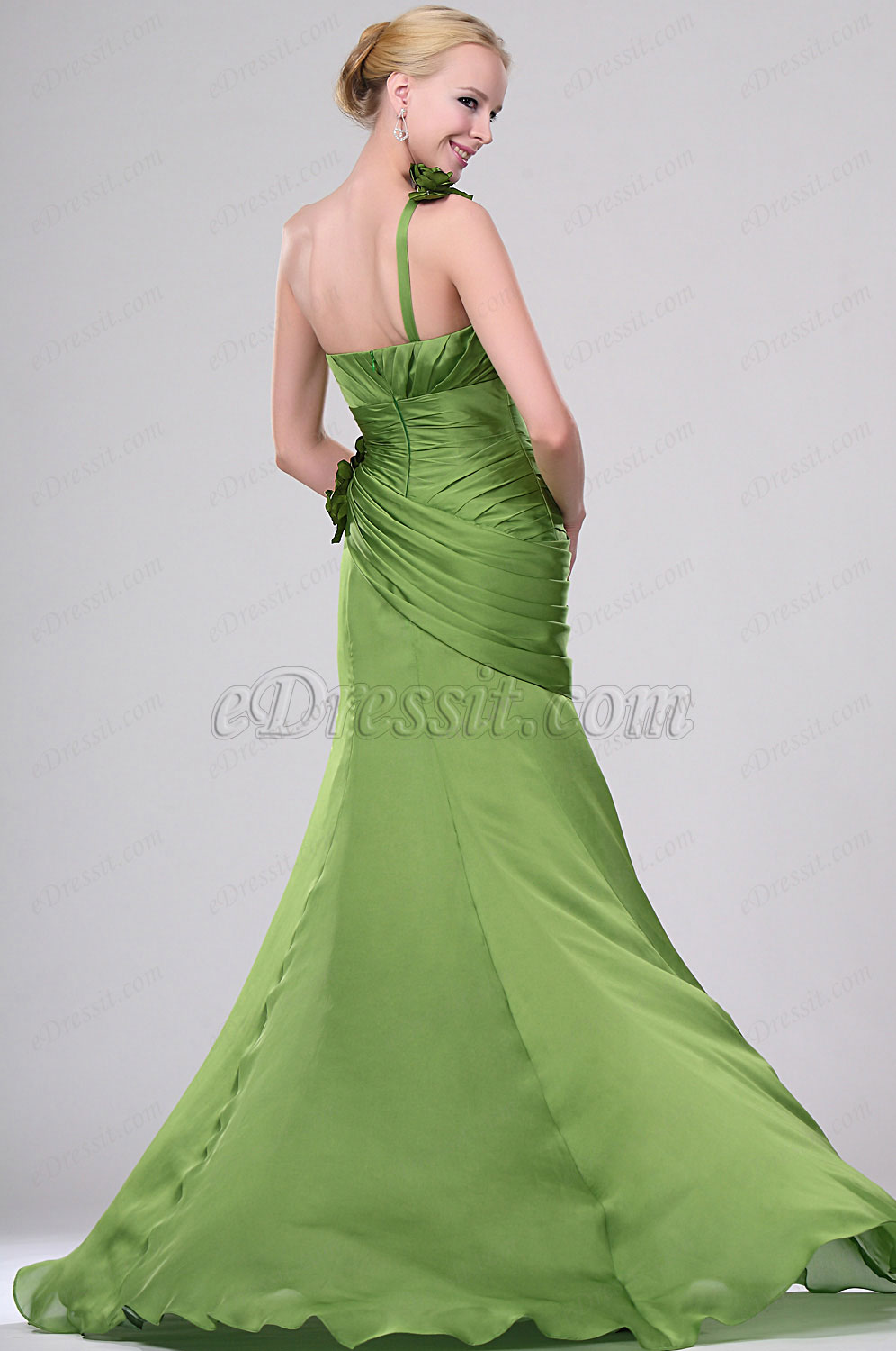 Clearance Sale!  Green Evening Dress