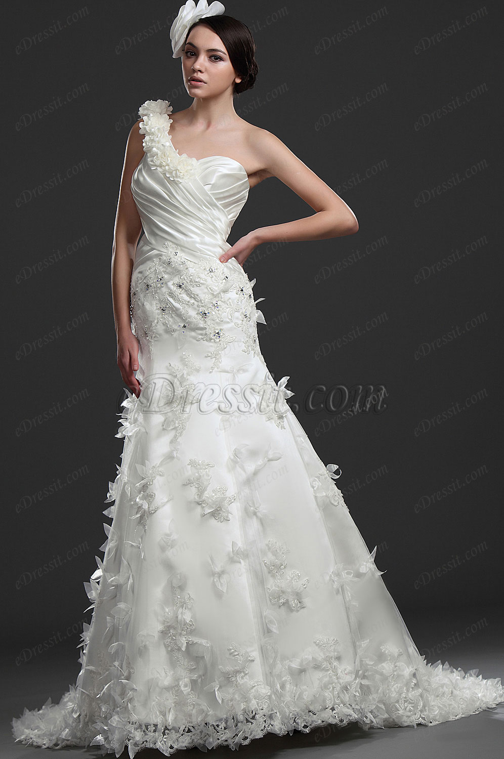 Robe de Mariee Seule bretelle