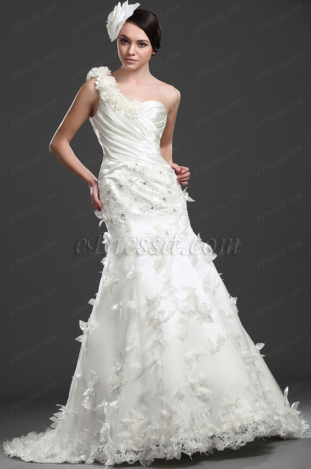 Robe de Mariee Seule bretelle