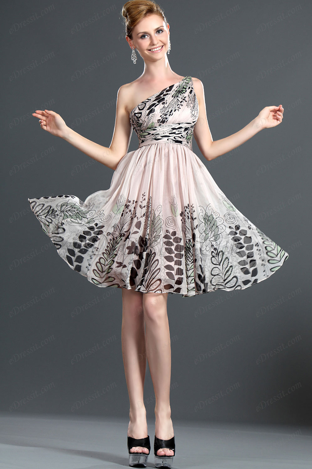 новое привлекательное вечернее платье  из 100% натурального шелка