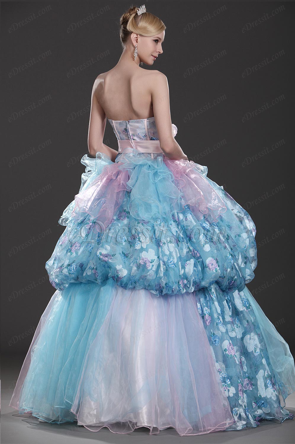 Neue Artikel Wunderbares Trägerlos Abendkleid Abiballkleid