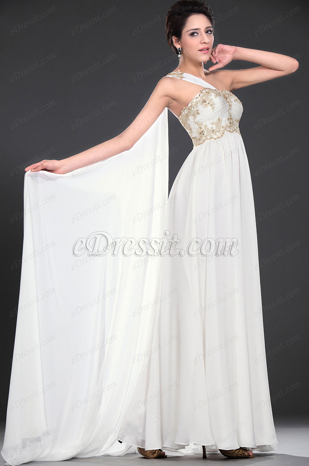 Spitze Lace Ein Schluter Abendkleid