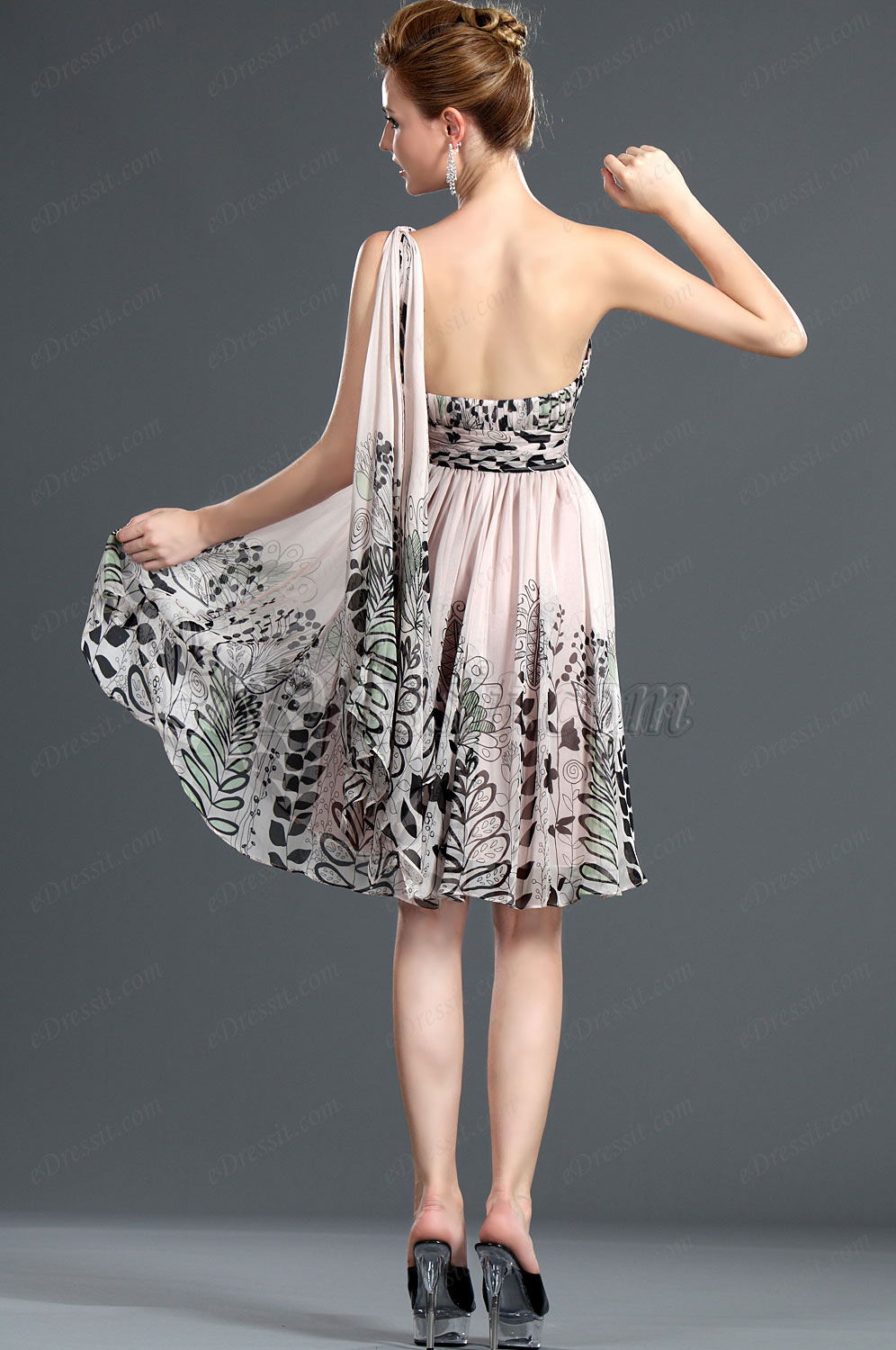 новое привлекательное вечернее платье  из 100% натурального шелка